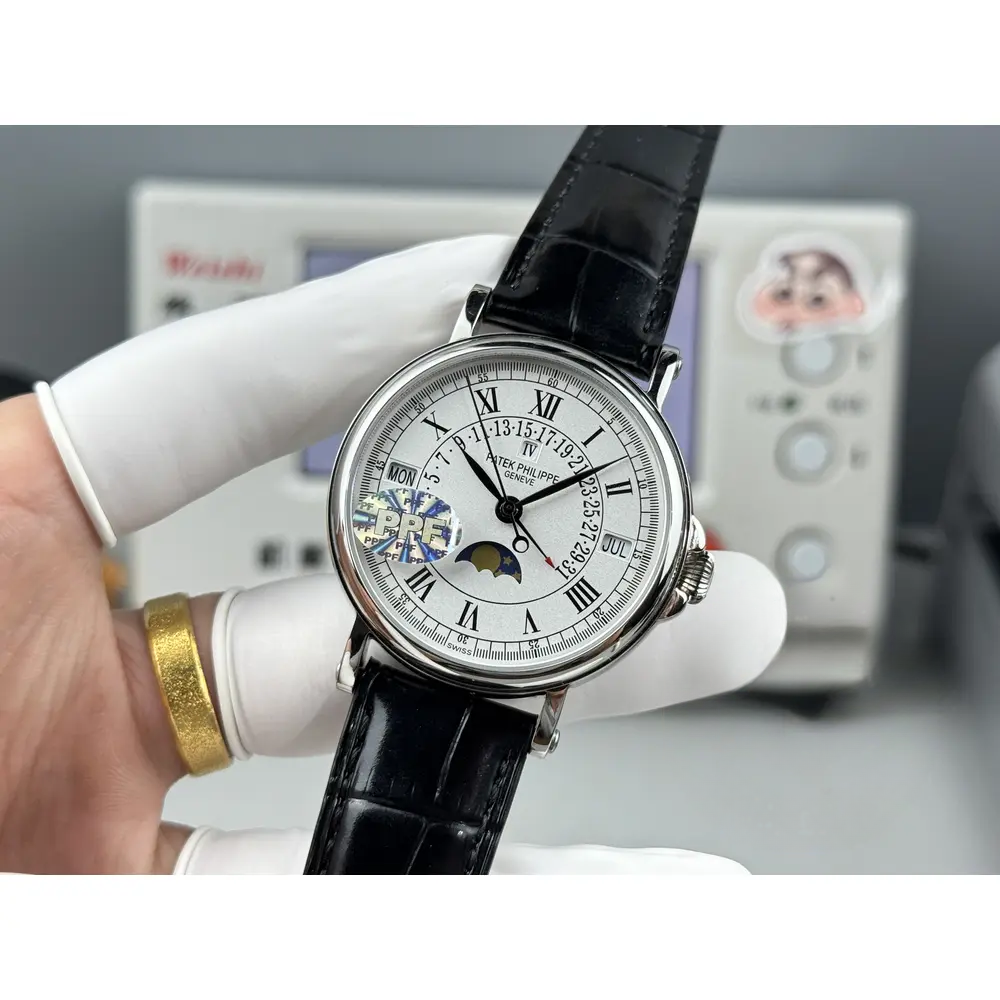 Replica Patek Grand Complication 5159 White Gold Perpetual Calendar - Image 3