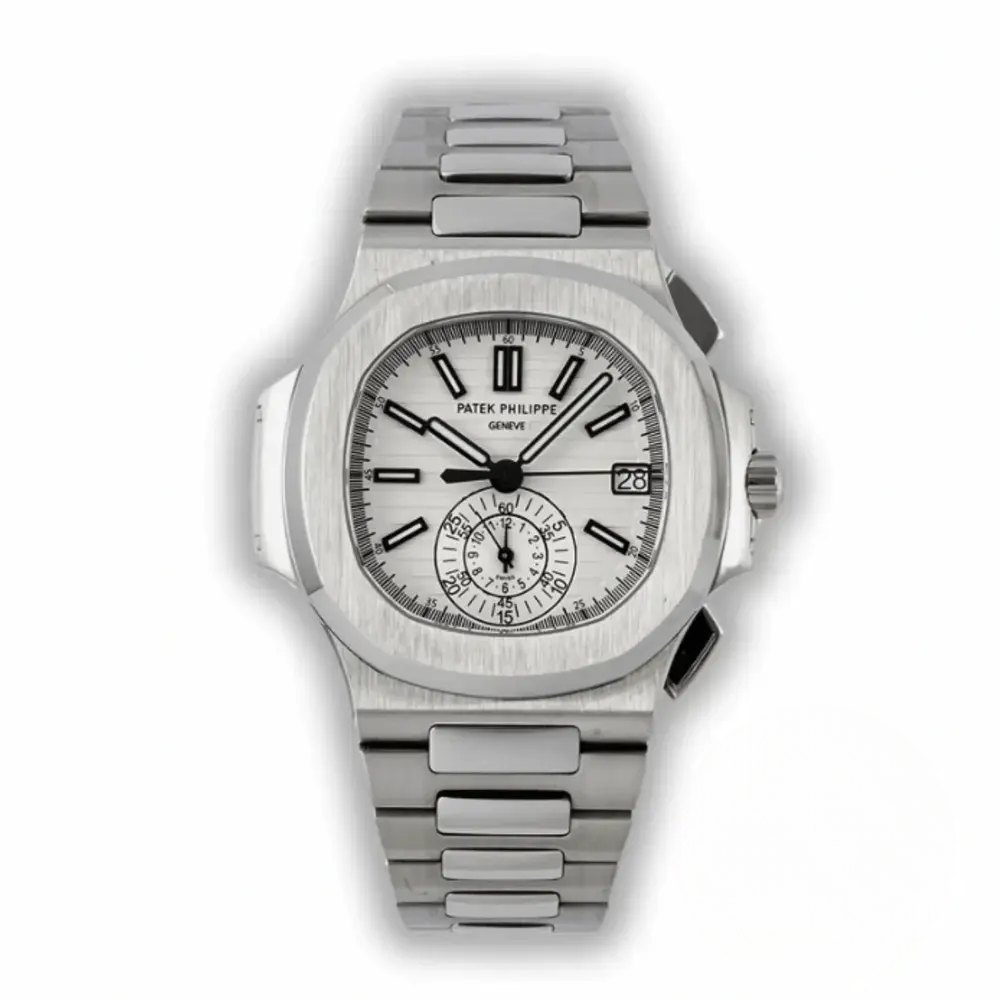 Super Clone Nautilus 5980/1A-001 Patek Philippe Flyback chronograph, Date 40 mm, Stainless Steel