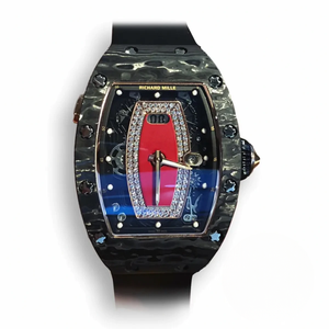 Replica Richard Mille037 Carbon Black Strap