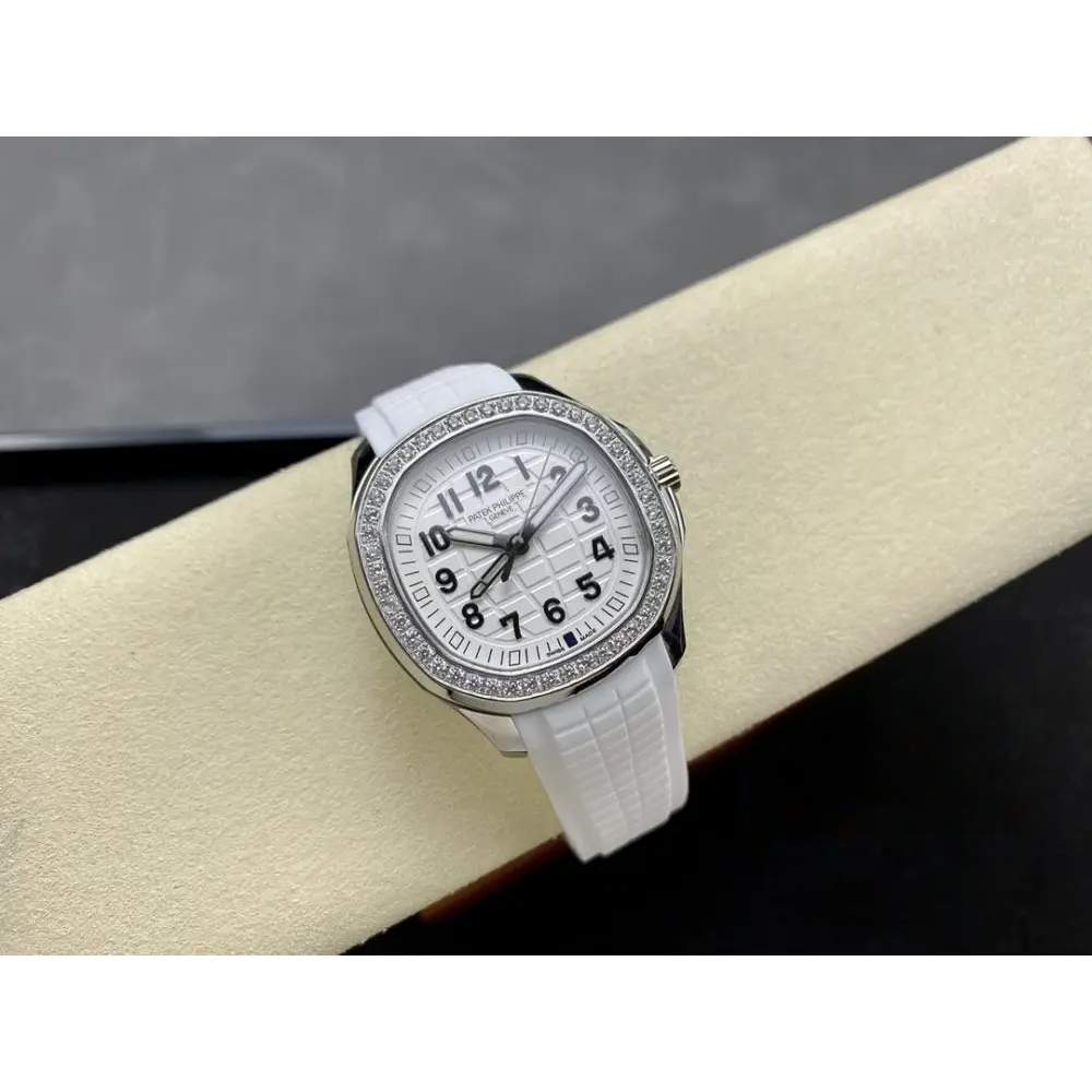Super Clone Aquanaut 5269/200R-001 Patek Philippe Luce Travel Time 38.8 mm, White gold - Image 4