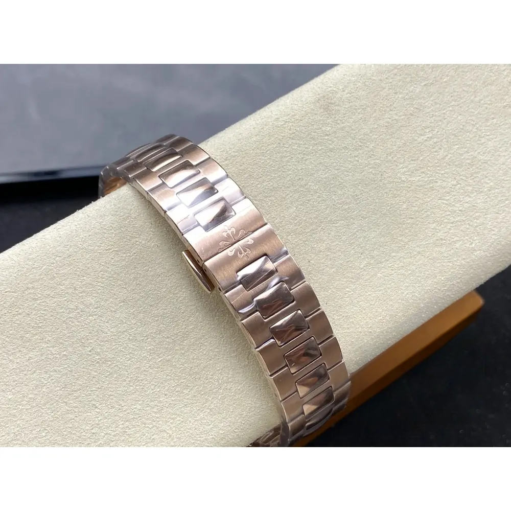 Replica Cubitus 5821 Patek Philippe 45 mm Rose Gold Brown Ombre Dial - Image 7