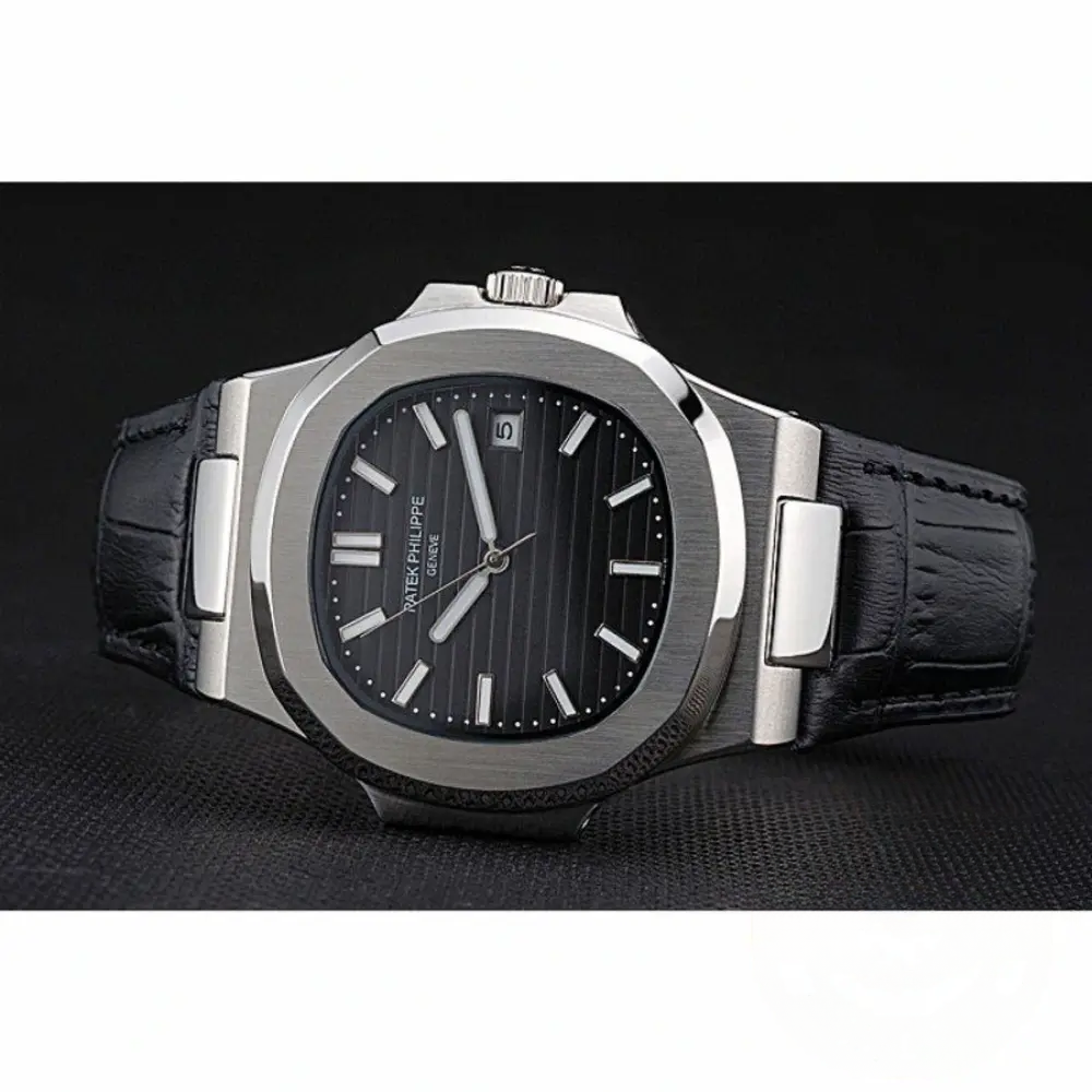 Replica Nautilus 5711G-001 Patek Philippe Dial Black 40 mm, Stainless Steel - Image 5