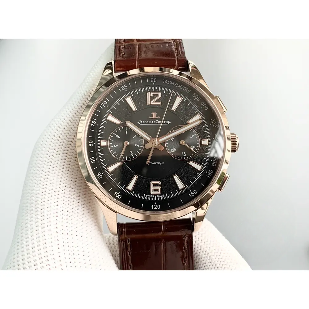 Replica Jaeger-LeCoultre Polaris Rose Gold 42 mm Black Dial 9022450 - Image 5