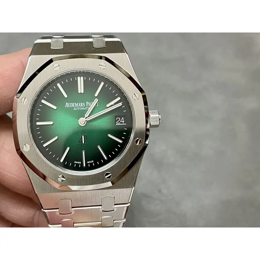 Super Clone Audemars Piguet Royal Oak Smoked green, 39 mm Ref. 15202PT.OO.1240PT.01 - Image 7