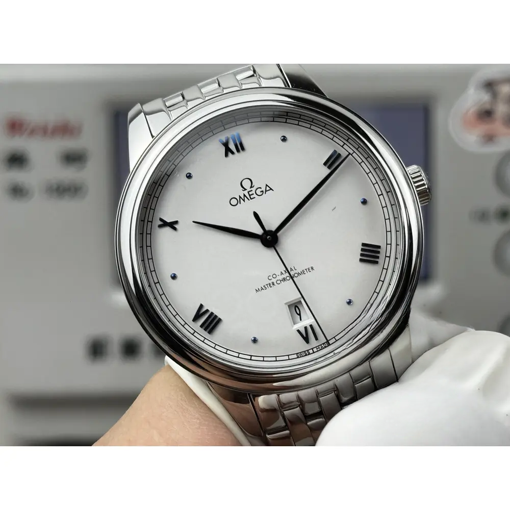 Replica Omega De Ville Prestige 40mm, 434.10.40.20.02.001 White Dial - Image 6