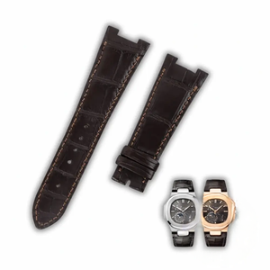 Super Clone Patek Philippe Nautilus Crocodile Leather Strap (4 colors ) 25cm