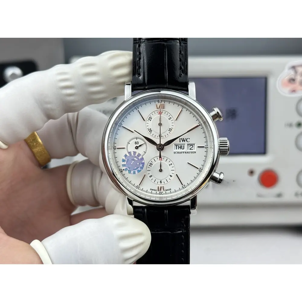 Replica IWC Portofino Chronograph Silver Dial 42 IW391001 - Image 5
