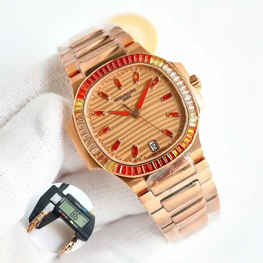 Replica Nautilus 7118/1300R-001 Patek Philippe “Ladies Automatic” 35.2 mm, Rose gold - Image 5