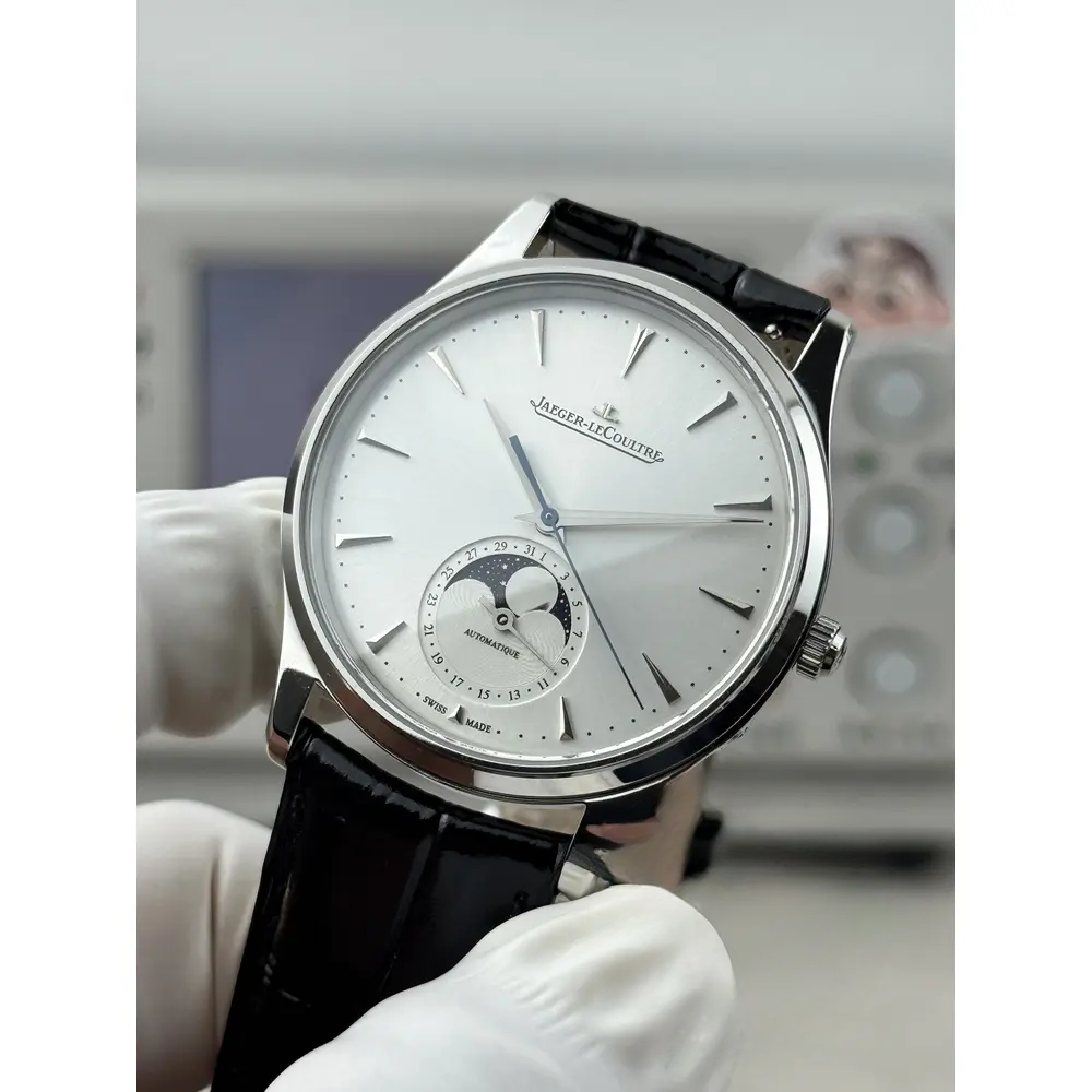 Replica MASTER ULTRA THIN MOON 39MM SILVER DIAL Q1368430 - Image 5