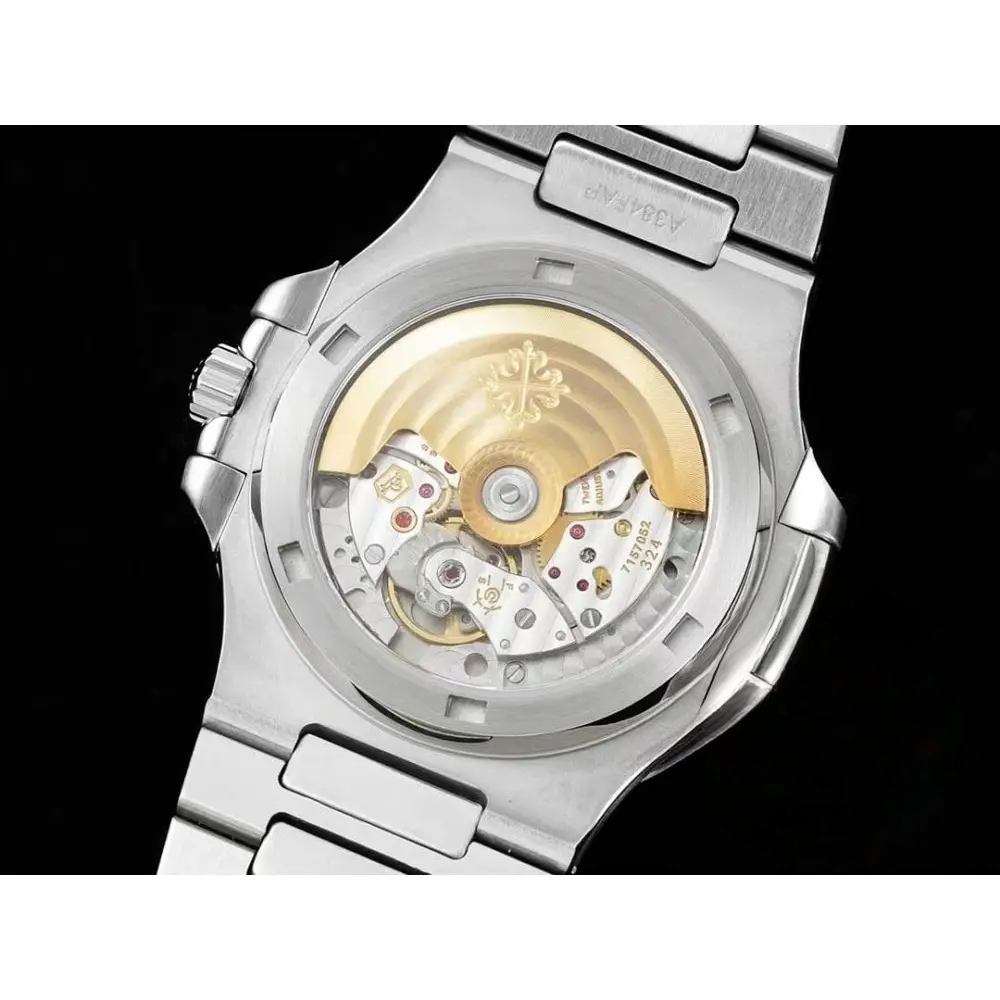 Super Clone Nautilus 5711/1A-018 Patek Philippe 40 mm, Stainless Steel White Dial Iced out - Image 7