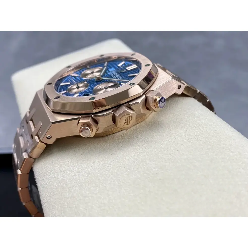 Super Clone Audemars Piguet Royal Oak 41 mm, Blue Ref. 26331OR.OO.1220OR.01 - Image 7