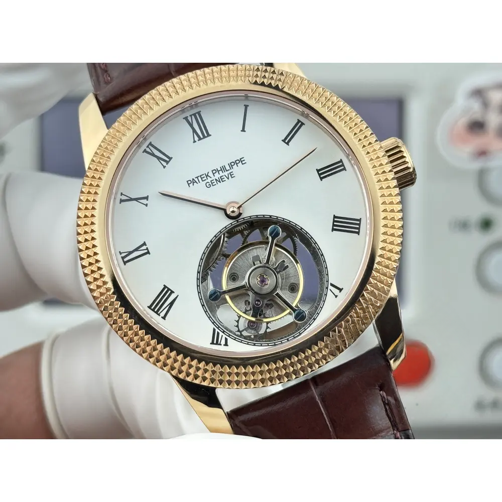 Super Clone Patek Philippe Grand Complications 42mm Tourbillon White Dial - Image 7