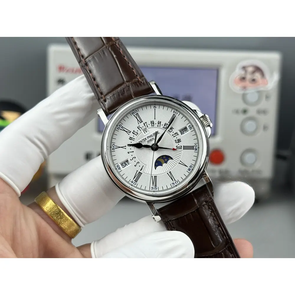 Replica Patek Grand Complication 5159 White Gold Perpetual Calendar - Image 6