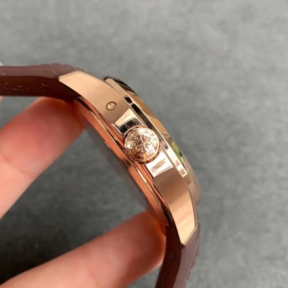 Replica Aquanaut 5164R-001 Patek Philippe Travel Time 40.8 mm, Rose gold - Image 6