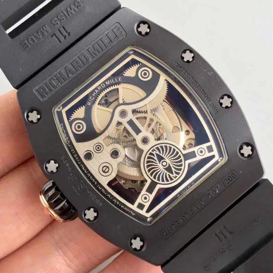 Replica Richard Mille 023 Rose Gold Eagle Skeleton Dial - Image 3
