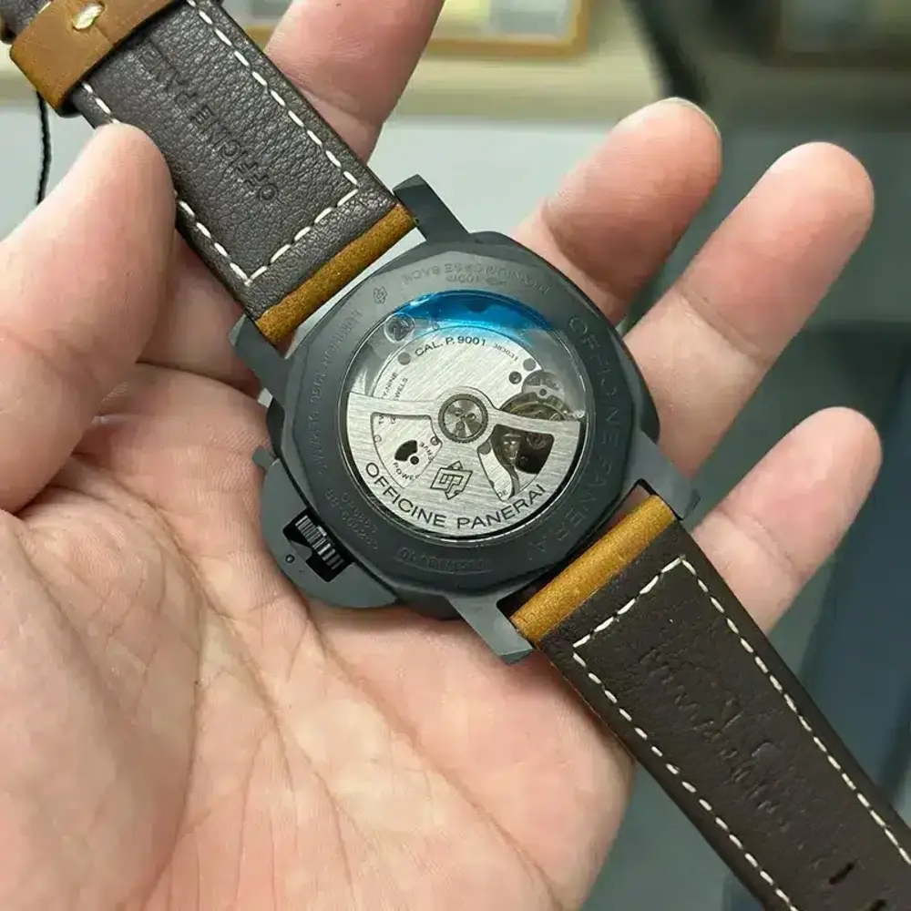 Replica Panerai Luminor 1950 3 Days GMT Automatic Ceramica PAM 441 - Image 6