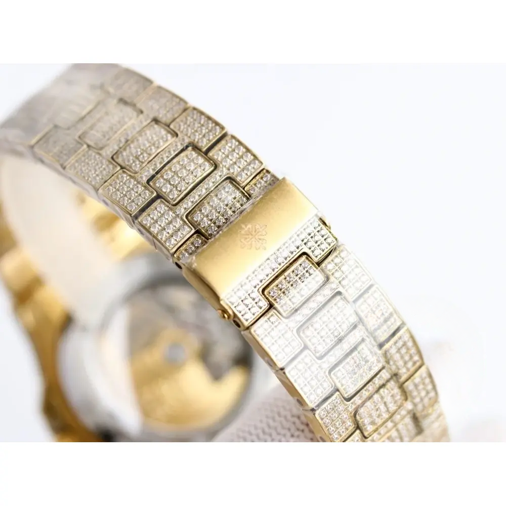 Super Clone Nautilus 5711-1300A-001 Patek Philippe 40 mm, Yellow Diamond Dial - Image 7