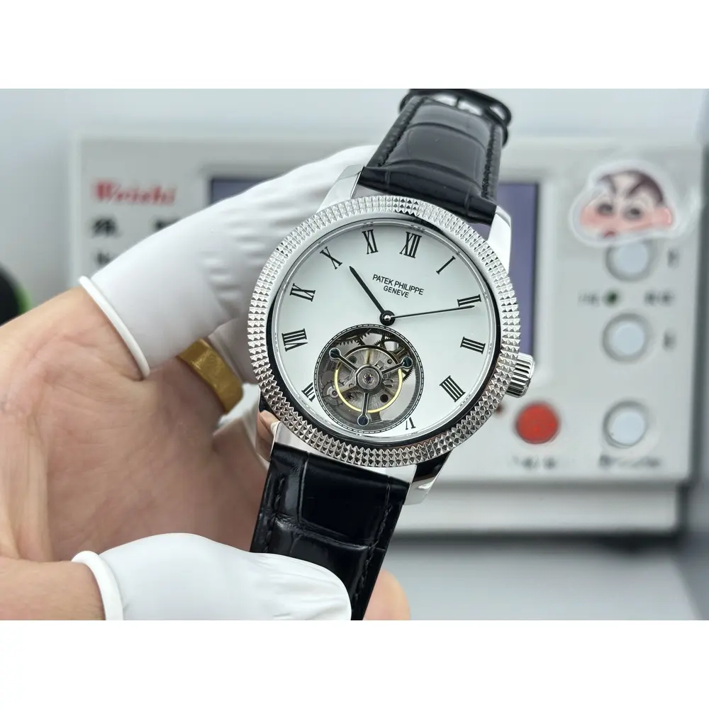 Super Clone Patek Philippe Grand Complications 42mm Tourbillon White Dial - Image 3