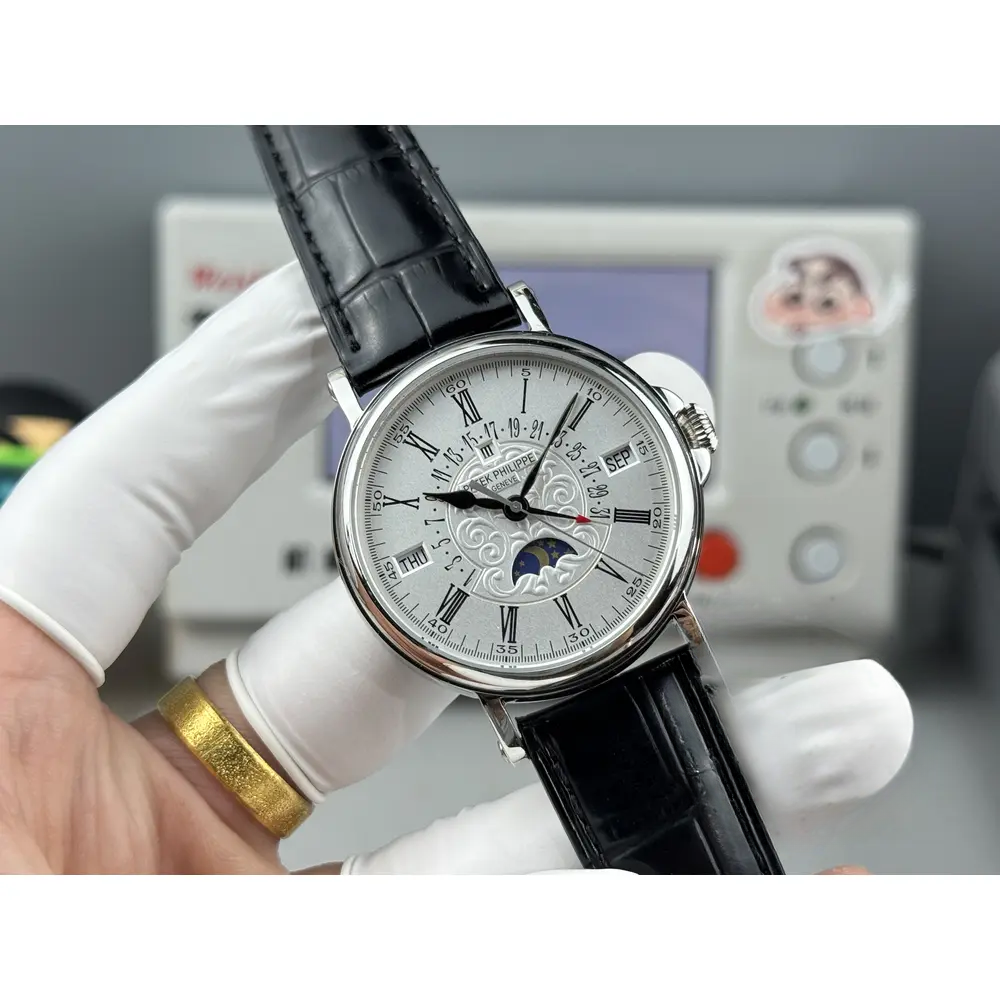 Replica Patek Grand Complication 5159 White Gold Perpetual Calendar - Image 4