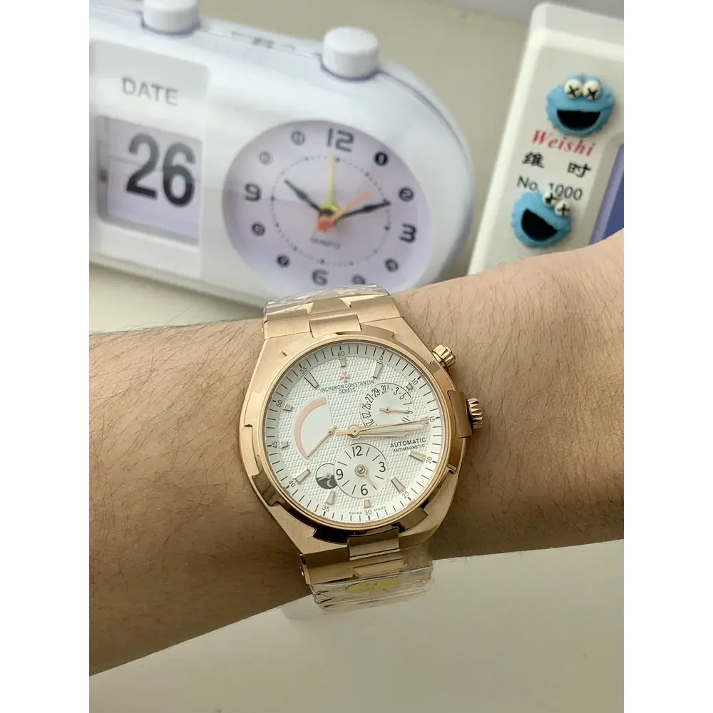 Replica Vacheron Constantin Overseas Dual Time 42mm 47450B01R-9404 White Dial - Image 5