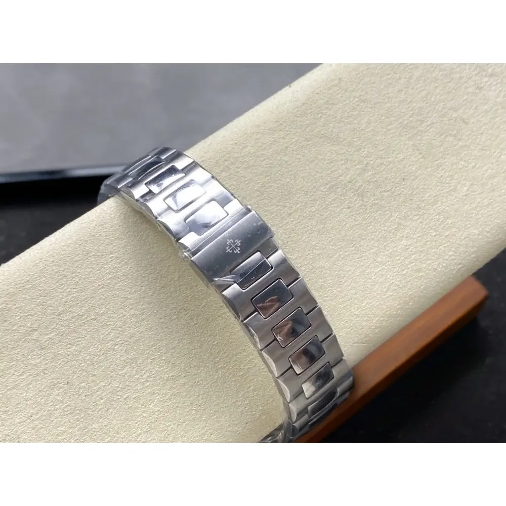 Replica Tiffany Nautilus 5740/1G Patek Philippe Perpetual Calendar 40 mm, White - Image 8