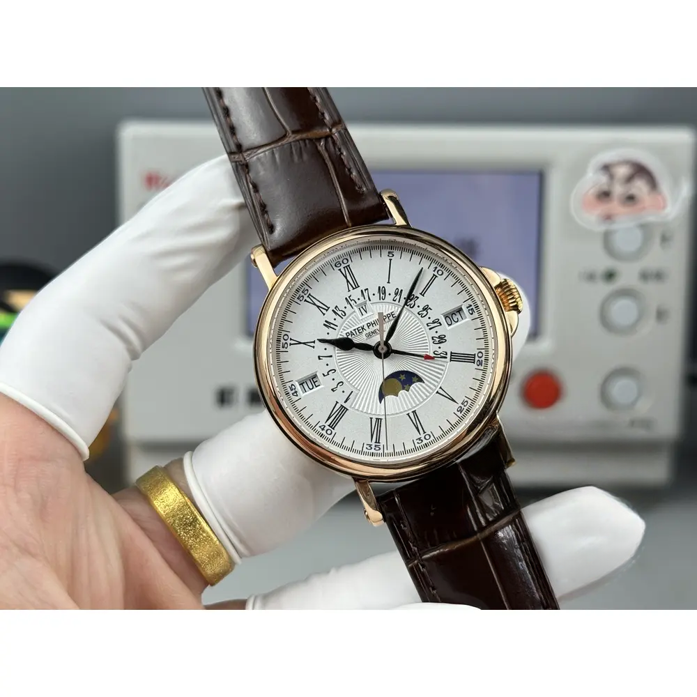 Swiss Replica Patek Grand Complication 5159 Rose Gold Perpetual Calendar - Image 7