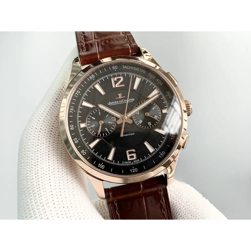 Replica Jaeger-LeCoultre Polaris Rose Gold 42 mm Black Dial 9022450 - Image 4