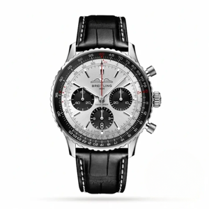 Replica Breitling Navitimer Silver Alligator 43 mm AB0138241G1P1