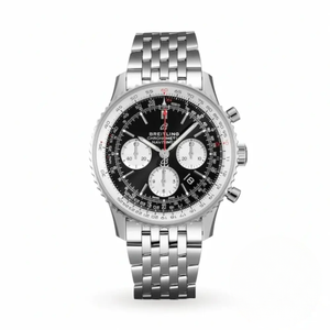 Replica Breitling Navitimer Black Stainless Steel 43mm AB0121211B1A1