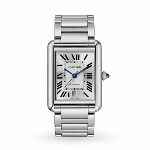 Replica Cartier Tank Must Men Automatic Silver Stainless Steel 41 mm W5200028