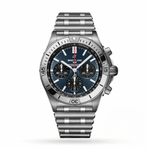 Replica Breitling Chronomat Men Blue 42 mm AB0134101C1A1