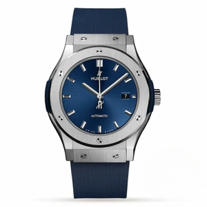 Replica Hublot Classic Fusion Blue Rubber 542.NX.7170.RX