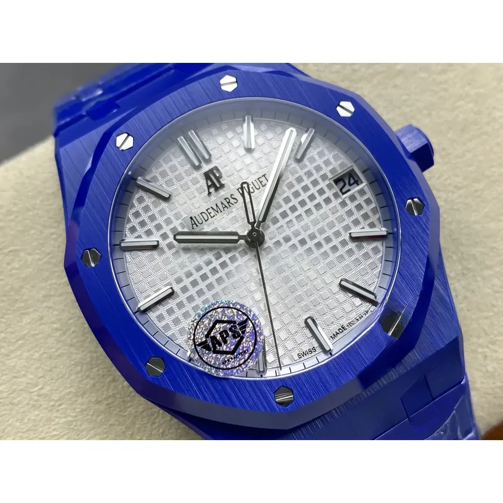Super Clone Audemars Piguet Royal Oak White Dial 15500 Ceramic - Image 6