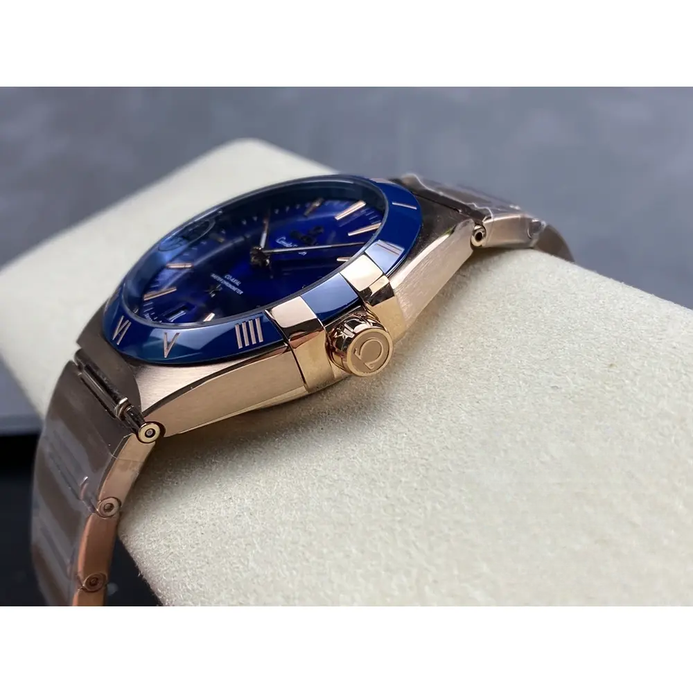 Replica Omega Constellation Rose, Blue Dial 41mm 131.63.41.21.03.001 - Image 2