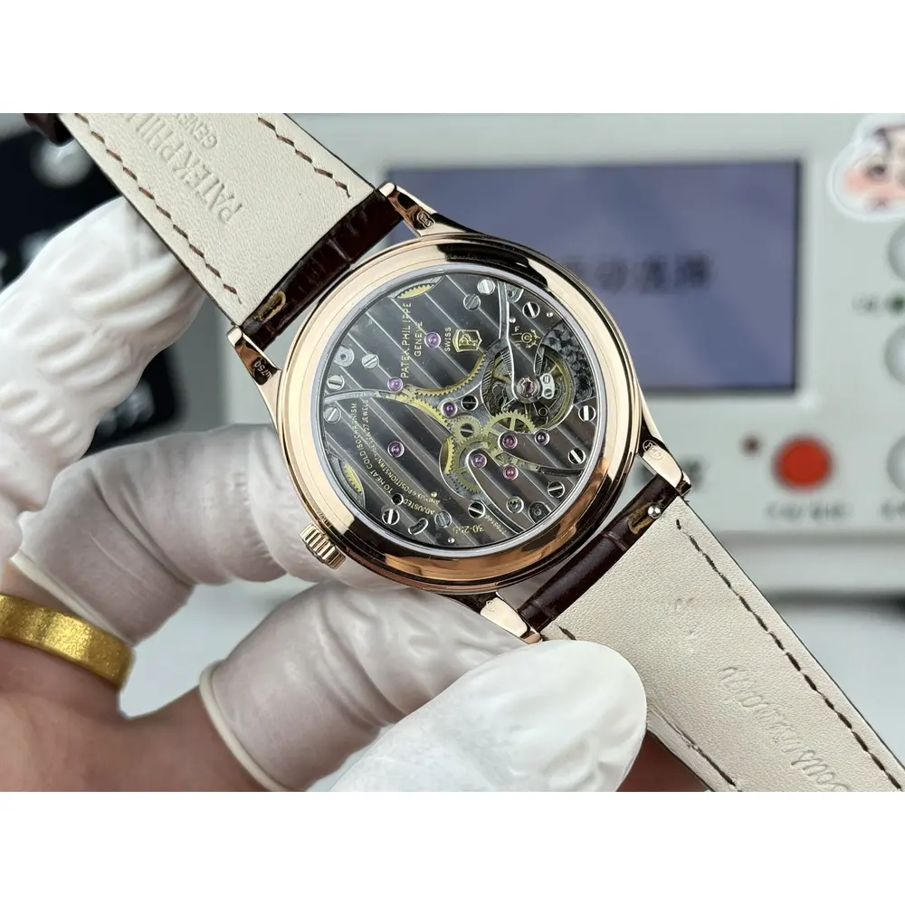 Super Clone Calatrava Patek 6119R-001 Rose Gold 39mm Dial - Image 3