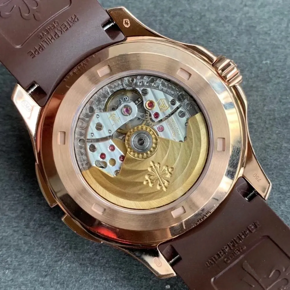 Replica Aquanaut 5164R-001 Patek Philippe Travel Time 40.8 mm, Rose gold - Image 5