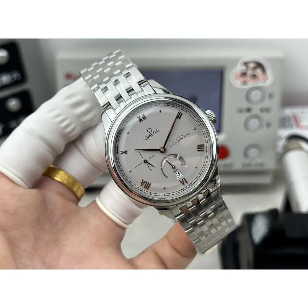 Replica Omega De Ville Prestige 41mm Silver Dial, 434.10.41.21.06.001 - Image 4