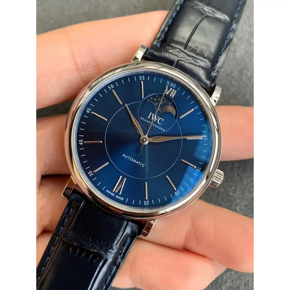 Replica Portofino Automatic Moon Phase 40mm Blue Dial IW459402 - Image 2