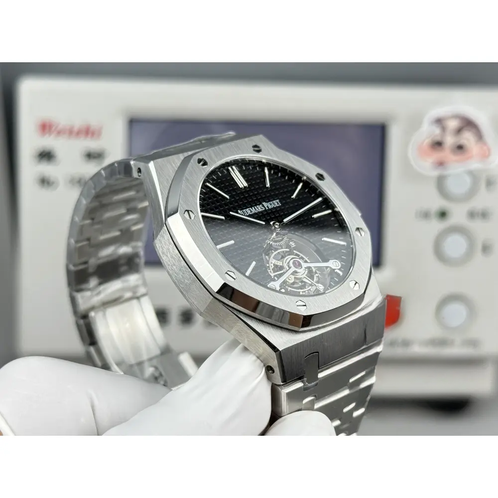 Replica Audemars Piguet Royal Oak Tourbillon 26512ST.OO.1220ST.01 Black Dial - Image 5