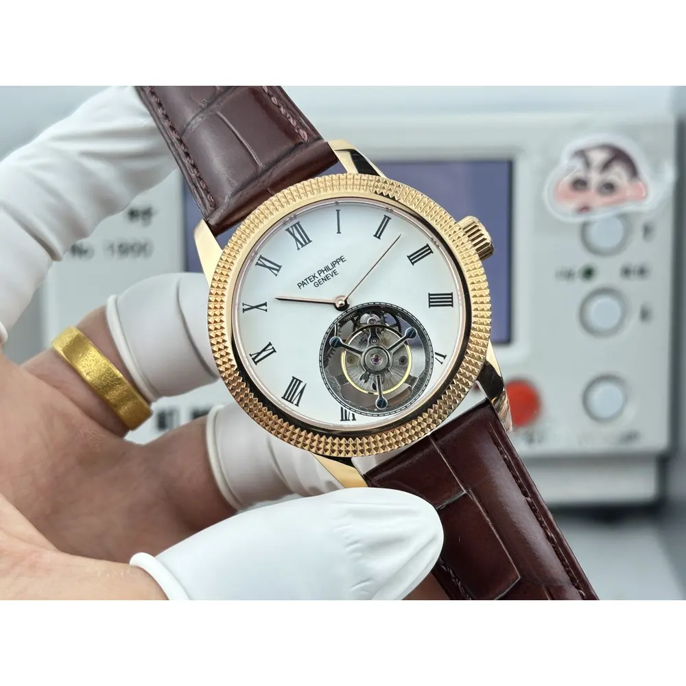 Super Clone Patek Philippe Grand Complications 42mm Tourbillon White Dial - Image 5