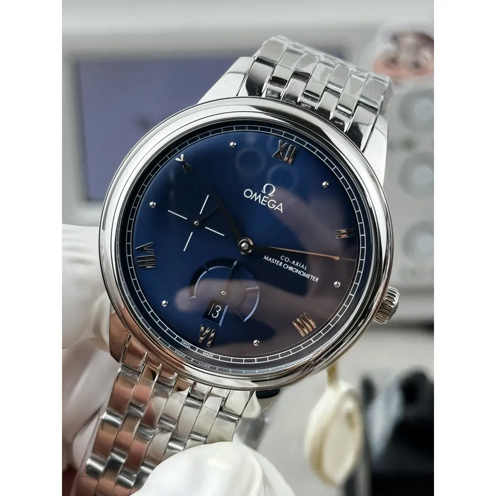 Replica Omega De Ville Prestige 41mm Blue Dial, 434.10.41.21.03.002 - Image 7