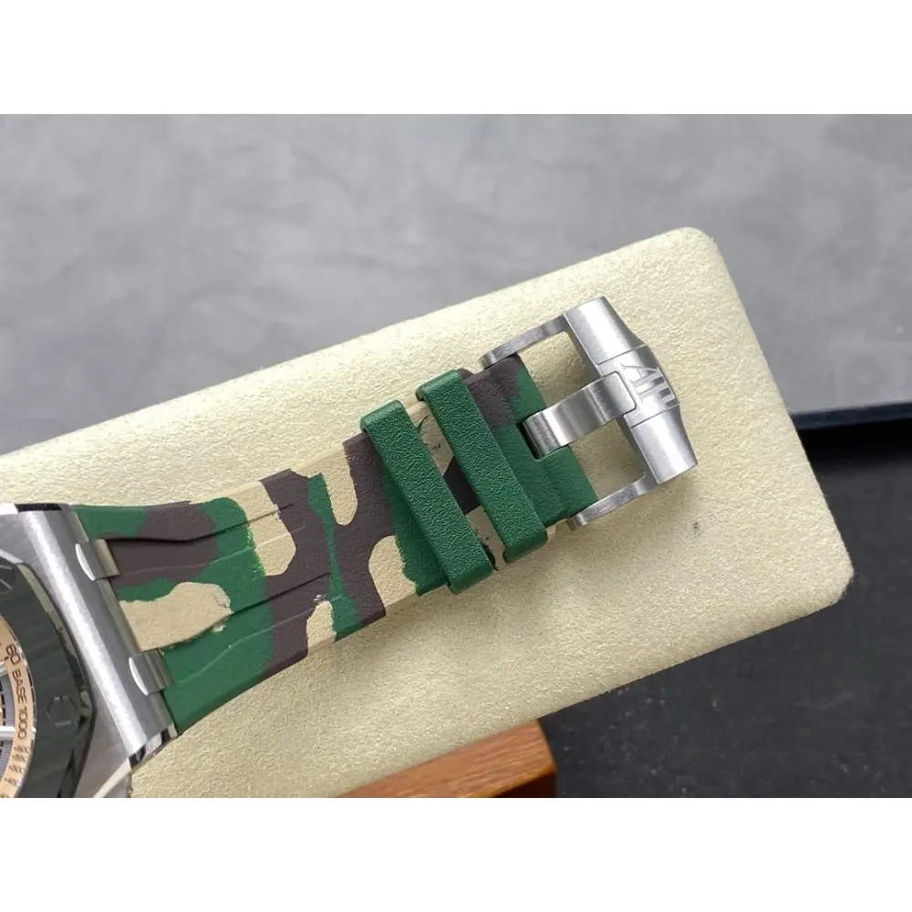 Replica Audemars Piguet Royal Oak Offshore Khaki Gold Dial 44mm 26400SO.OO.A054CA.01 - Image 8