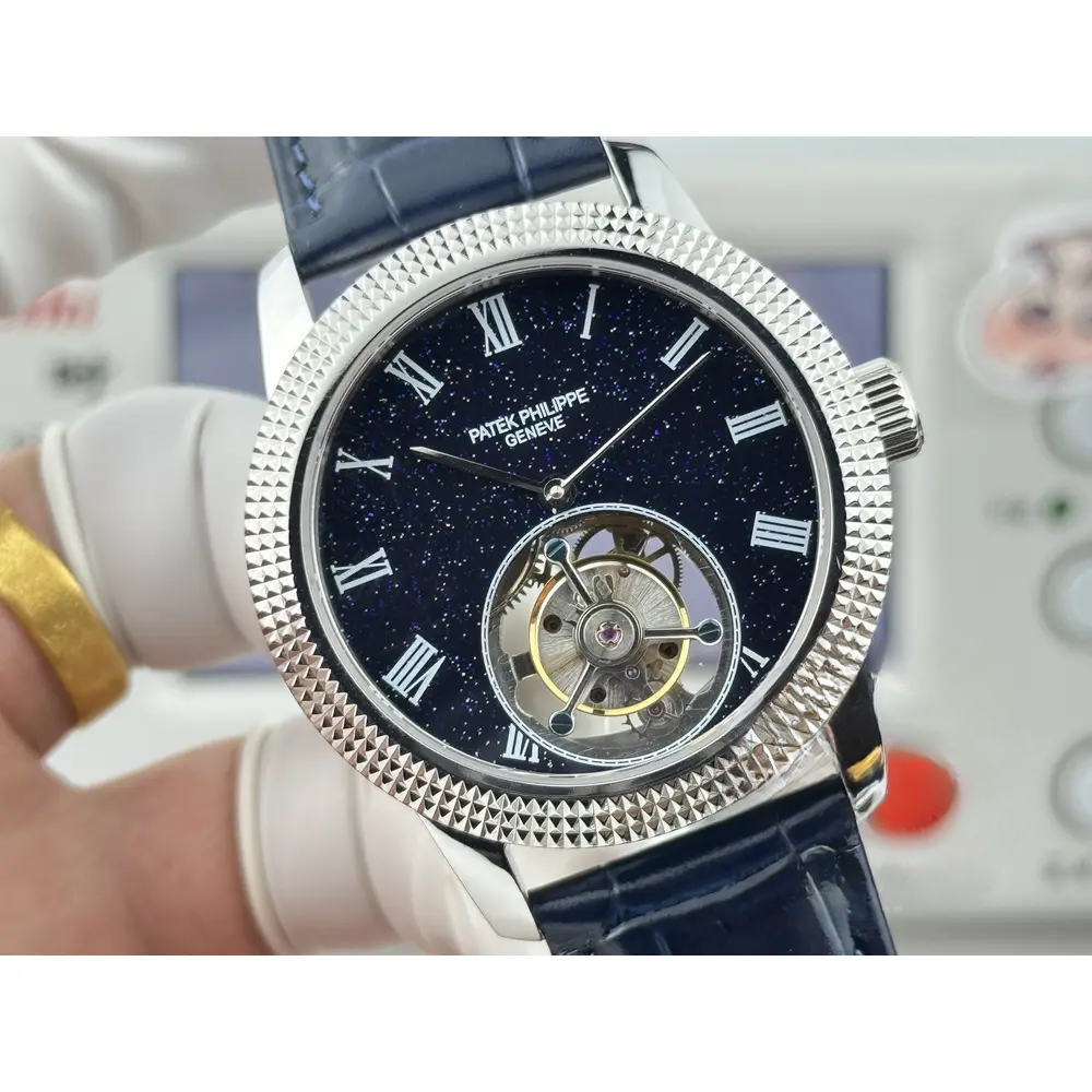 Swiss Replica Patek Philippe Grand Complications 42mm Tourbillon Night Sky Dial - Image 2