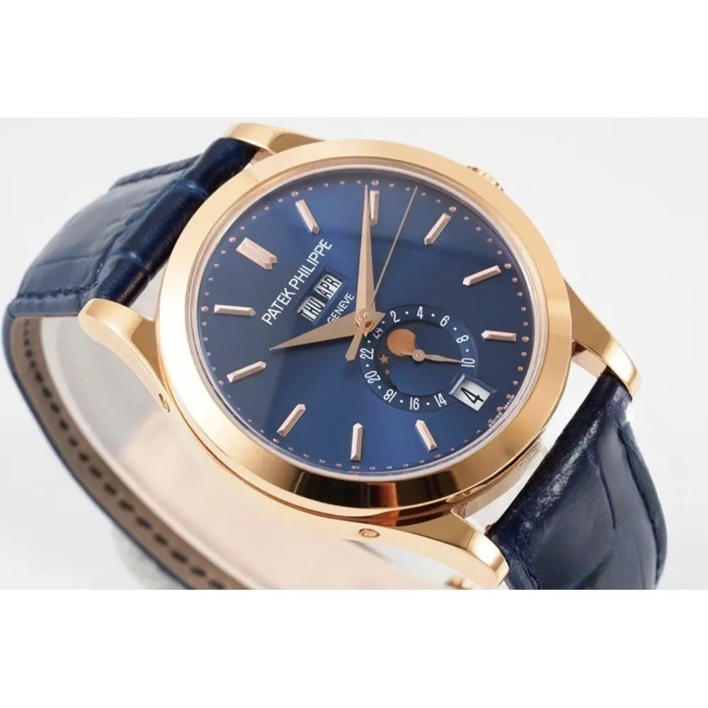 Super Clone Complications 5396R-015 Patek Philippe ANNUAL CALENDAR, MOON PHASES. 38.5 mm, Rose Gold - Image 6