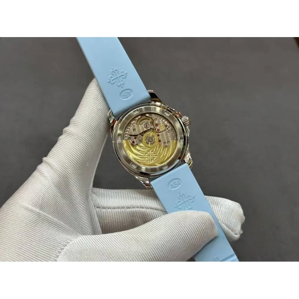 Super Clone Aquanaut 5072R-001 Patek Philippe 35.6 mm, White gold, Blue dial - Image 6