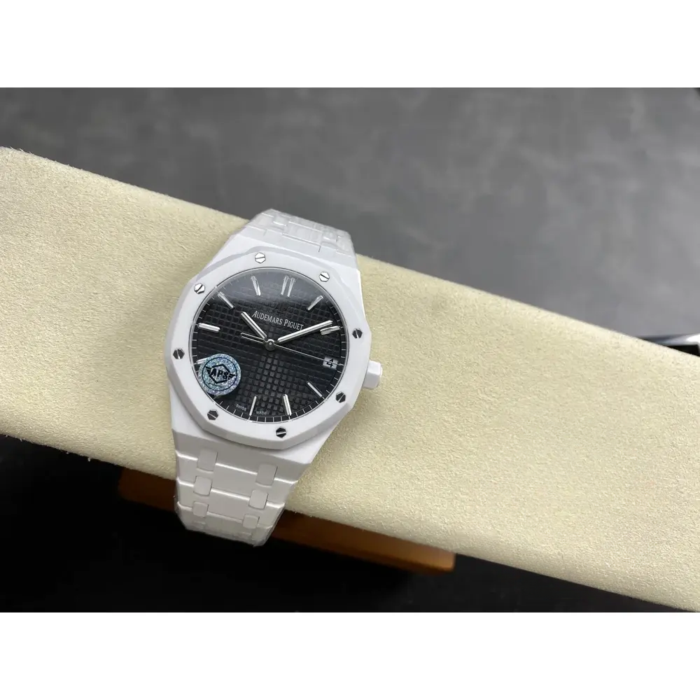 Super Clone Audemars Piguet Royal Oak Black Dial 15500 Ceramic - Image 6