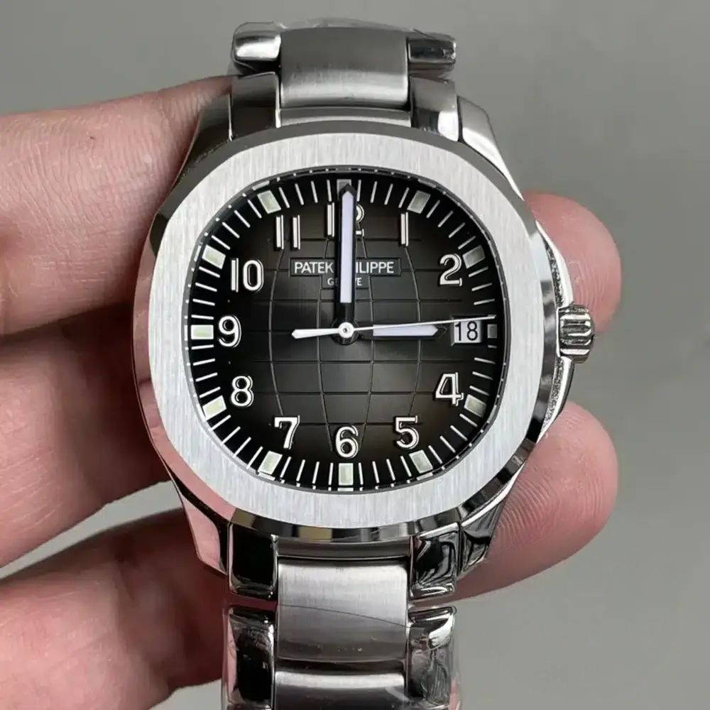 Replica Aquanaut 5167/1A-001 Patek Philippe Date, Sweep seconds 40.8 mm, Stainless steel - Image 3