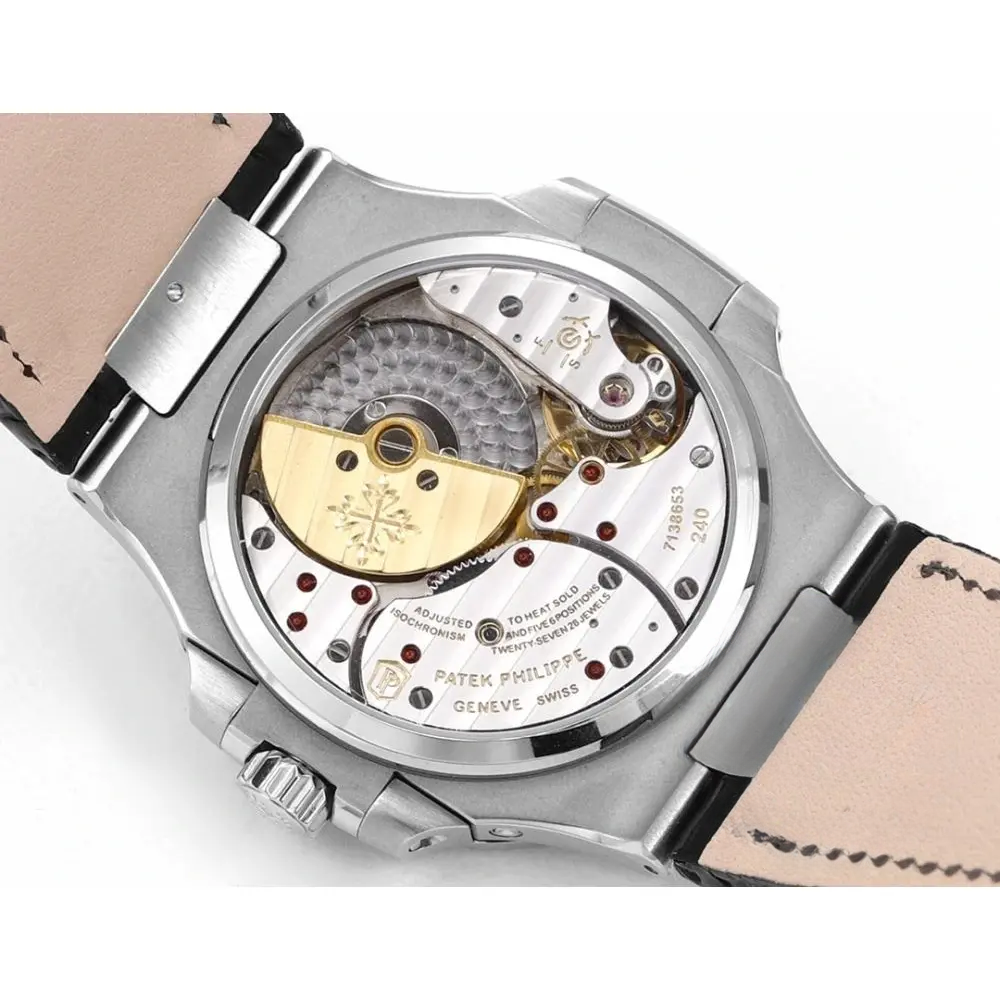 Replica Nautilus 5712G-001 Patek Philippe Moon phases. 40 mm, White gold, Dark Blue Dial - Image 5