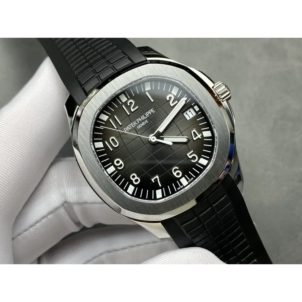 Super Clone Aquanaut 5167A-001 Patek Philippe Date, Sweep seconds 40.8 mm, Stainless steel - Image 3