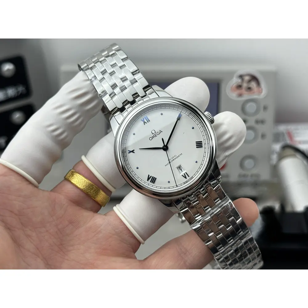 Replica Omega De Ville Prestige 40mm, 434.10.40.20.02.001 White Dial - Image 4